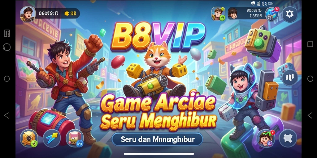 Screenshot gameplay B8VIP menampilkan aksi seru di dalam game Arcade.