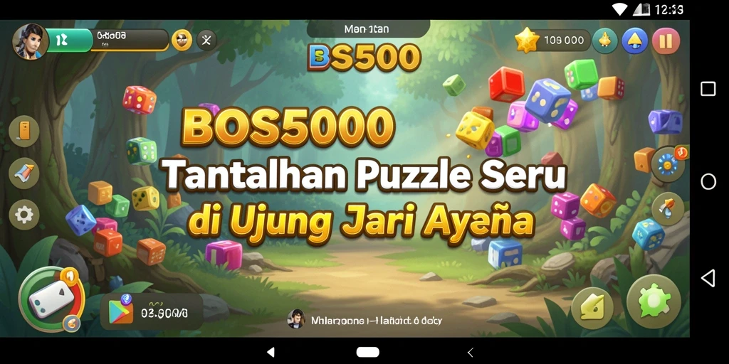 Screenshot gameplay yang menampilkan tantangan seru di BOS5000.