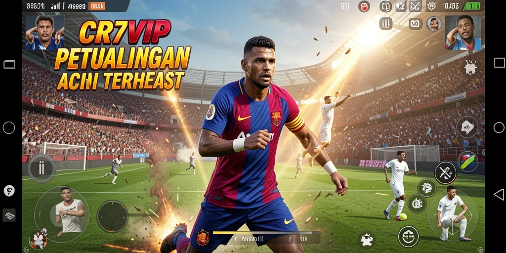 Tampilan gameplay CR7VIP yang mendebarkan dan penuh aksi.