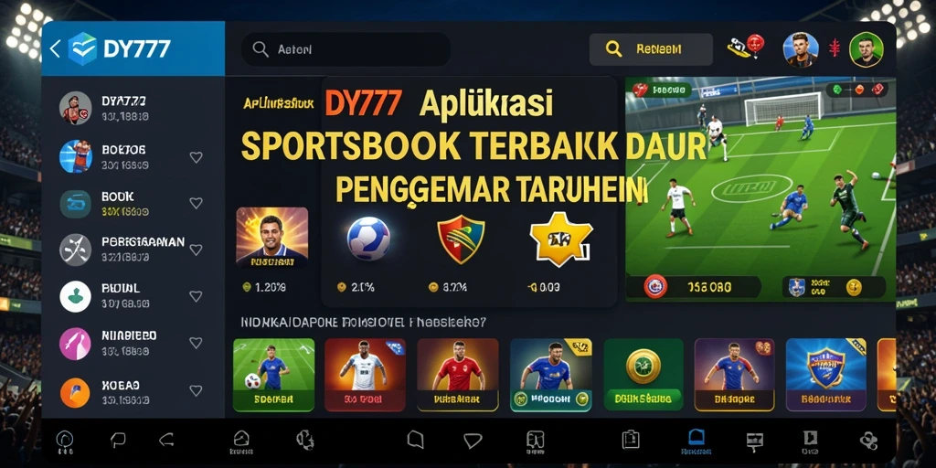 Tampilan gameplay aplikasi Sportsbook DY777 yang menarik.