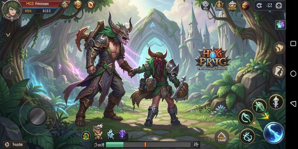 Tampilan gameplay H03 yang mendebarkan dan interaktif dalam petualangan RPG.