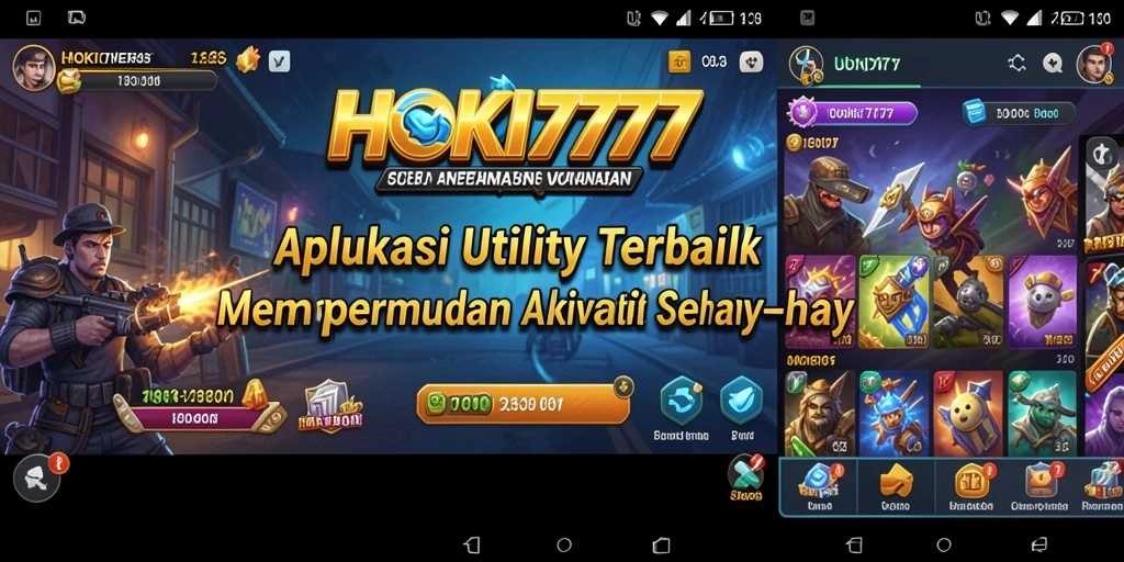 Tampilan antarmuka HOKI777 yang intuitif dan modern.