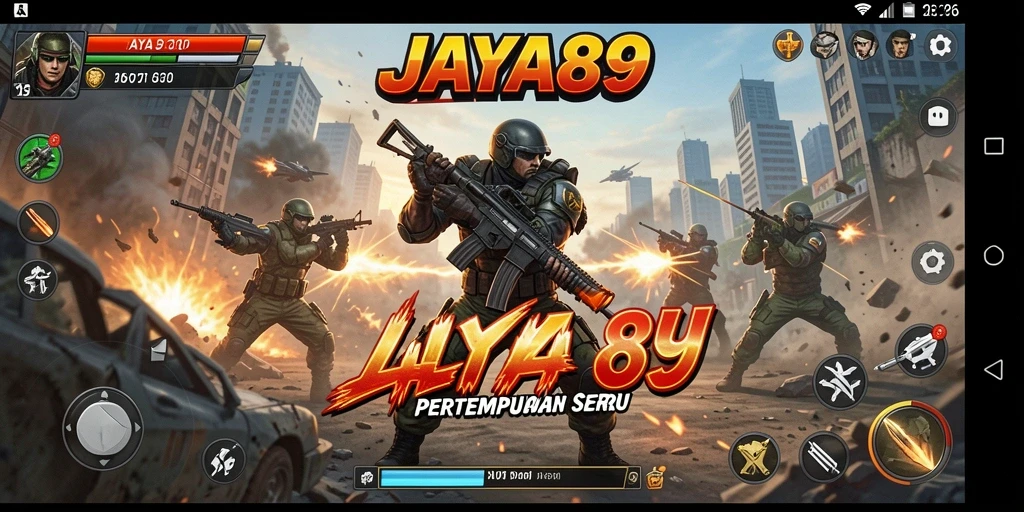 Screenshot menampilkan aksi dan strategi seru dalam JAYA89.