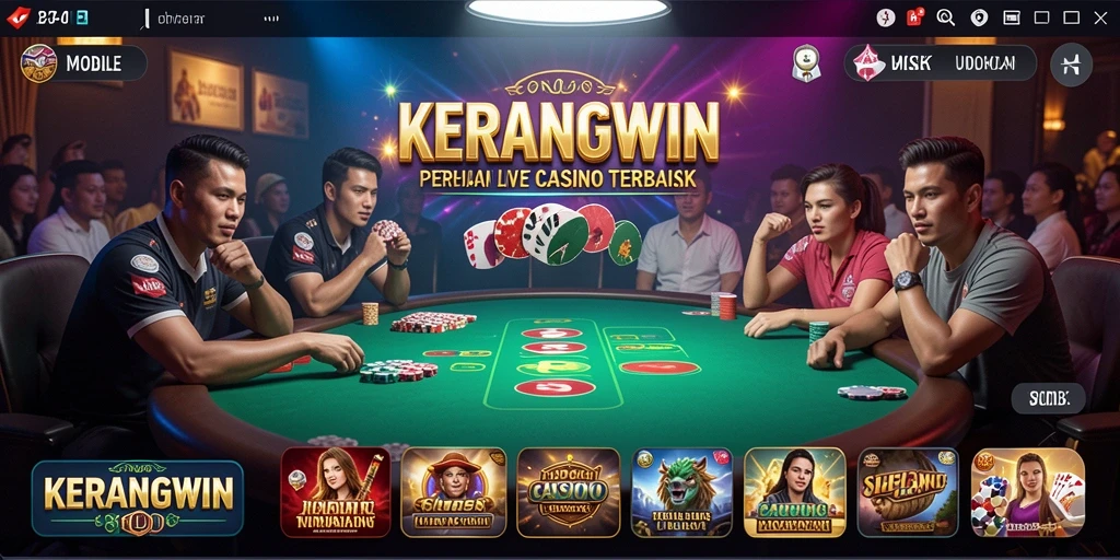 Tampilan gameplay KERANGWIN yang mengasyikkan dan interaktif.