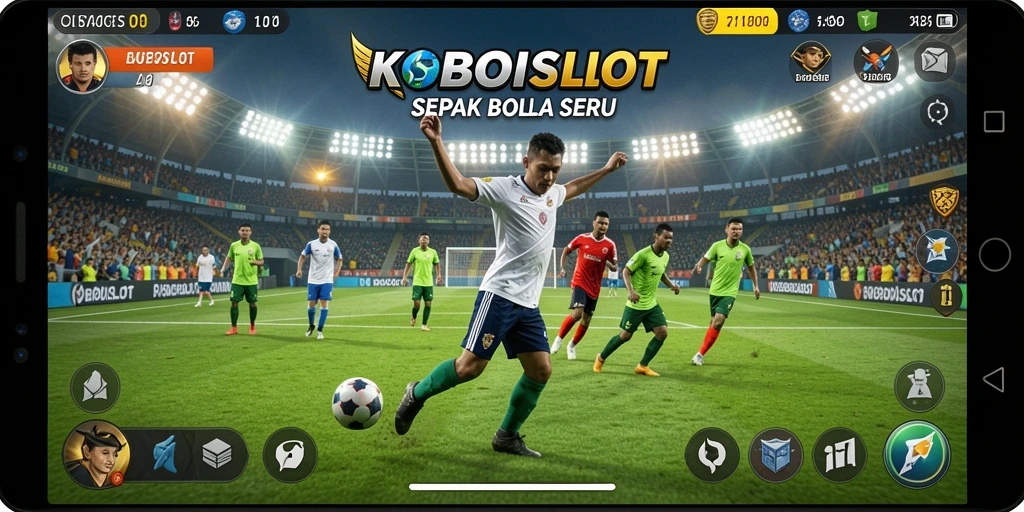 Tampilan gameplay KOBOISLOT yang seru dan mendebarkan.