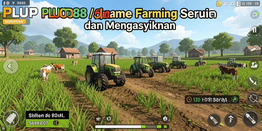 Tampilan gameplay PLUTO88 yang memikat dan menyenangkan dalam bertani.