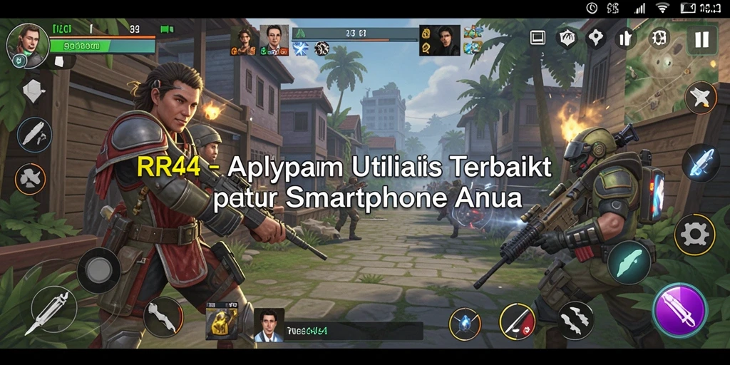 Tampilan interaktif dari RR44 saat mengoptimalkan ponsel.